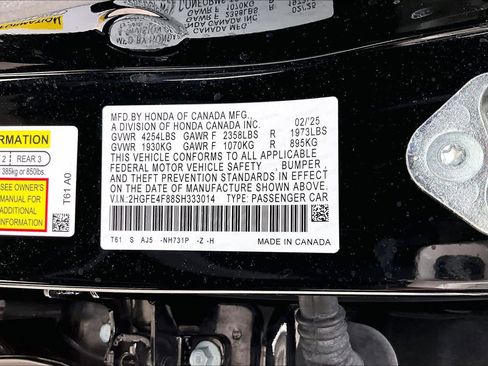 Used 2025 Honda Civic Sport Touring image 34