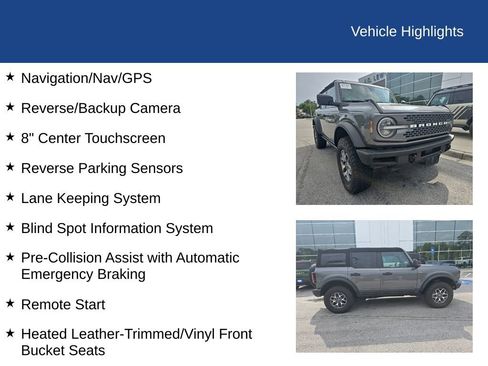 Used 2022 Ford Bronco Badlands AWD/4WD image 8