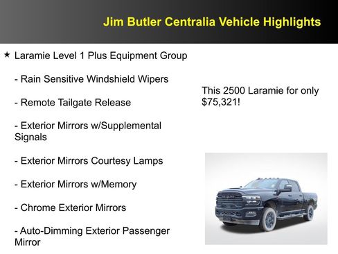 New 2025 RAM 2500 Laramie w/ Night Edition AWD/4WD image 15
