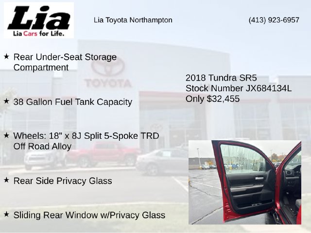 Used 2018 Toyota Tundra SR5 w/ TRD Off Road Package AWD/4WD image 31