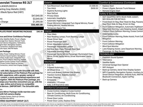 Used 2023 Chevrolet Traverse RS AWD/4WD image 33