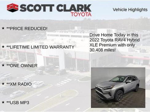 Used 2022 Toyota RAV4 XLE Premium AWD/4WD image 12