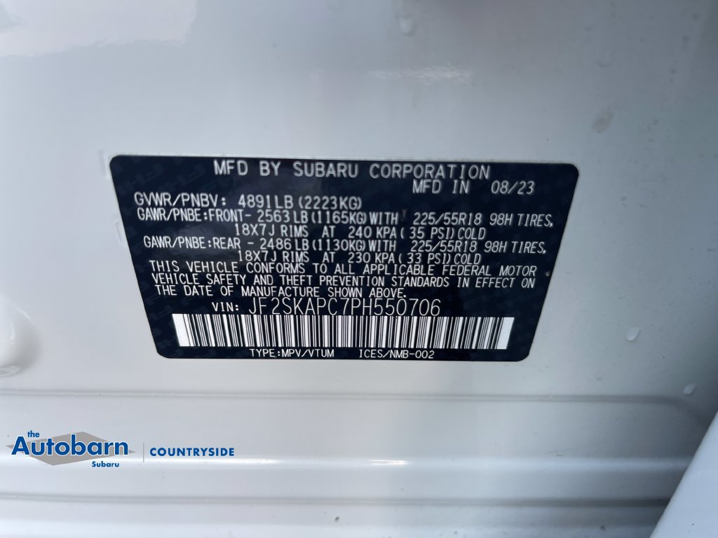 Certified 2023 Subaru Forester Limited AWD/4WD image 31