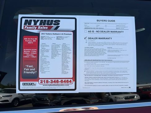 Used 2017 Subaru Outback 2.5i Premium w/ Popular Package #2 AWD/4WD image 50