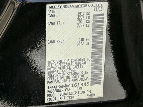 Used 2017 Nissan Altima 2.5 SL w/ 2.5 Technology Package image 26