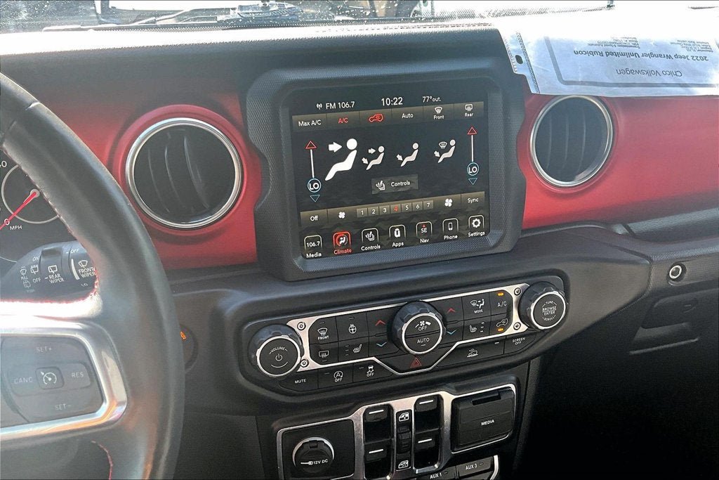 Used 2022 Jeep Wrangler Unlimited Rubicon w/ LED Lighting Group AWD/4WD image 5