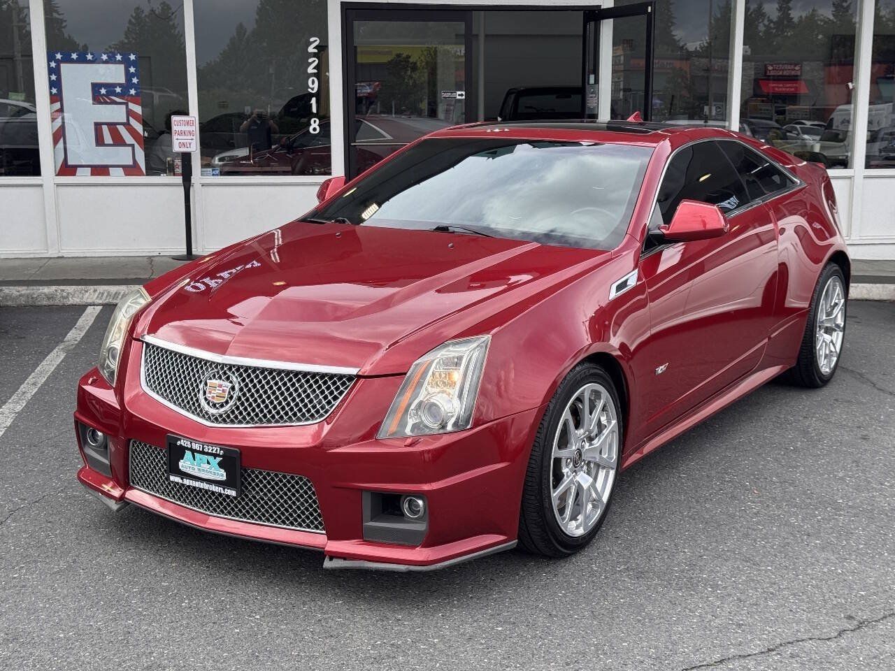 Used 2013 Cadillac CTS V w/ Wood Trim Package RWD image 1