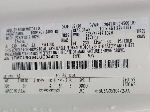 Used 2020 Ford Escape SE AWD/4WD image 33