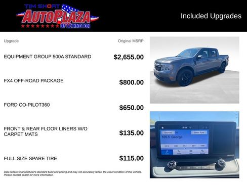 Used 2022 Ford Maverick Lariat w/ Equipment Group 500A Standard image 25