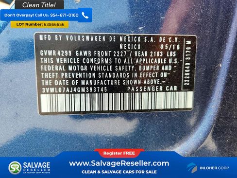 Used 2016 Volkswagen Jetta SEL FWD image 16