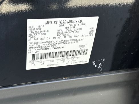 Used 2018 Ford Explorer XLT w/ Equipment Group 202A AWD/4WD image 35