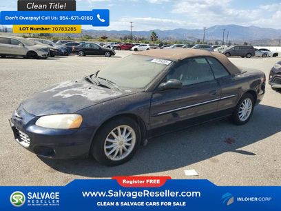 Used 2002 Chrysler Sebring LXi