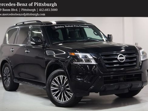 Used 2021 Nissan Armada SL w/ Midnight Edition Package AWD/4WD image 1