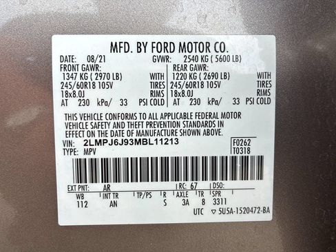 Used 2021 Lincoln Nautilus FWD w/ Equipment Group 101A image 39