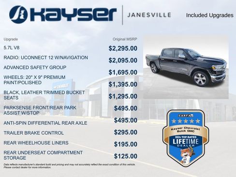 Used 2021 RAM 1500 Laramie w/ Advanced Safety Group image 2