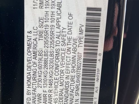 New 2026 Honda Odyssey Elite image 5