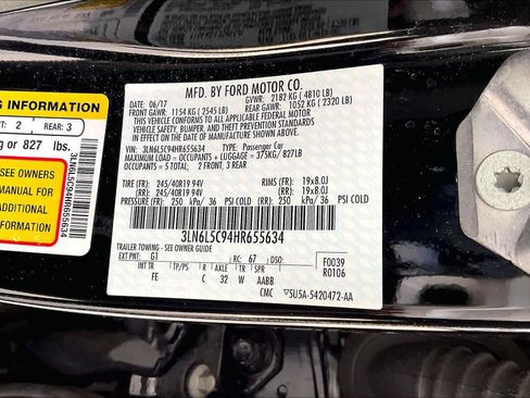 Used 2017 Lincoln MKZ Select w/ Select Plus Package FWD image 33