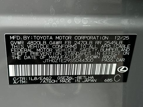 Used 2025 Lexus IS 350 F Sport w/ Navigation Package AWD/4WD image 28