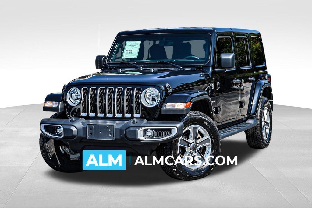 Used 2023 Jeep Wrangler Unlimited Sahara w/ Cold Weather Group AWD/4WD image 1