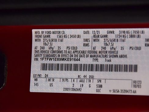 Used 2021 Ford F150 XLT w/ Equipment Group 302A High AWD/4WD image 18