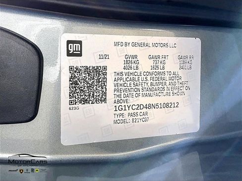 Used 2022 Chevrolet Corvette Stingray Premium Cpe image 24