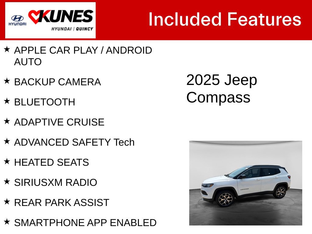 Used 2025 Jeep Compass Limited AWD/4WD image 2