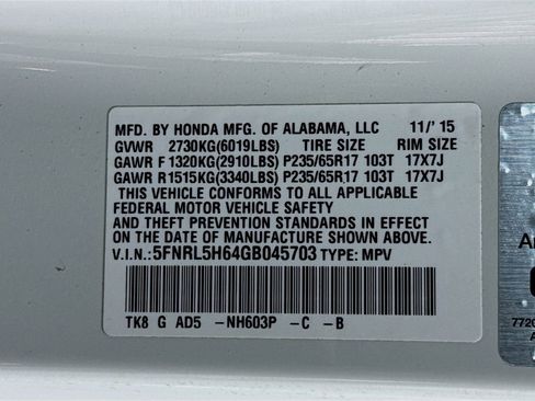 Used 2016 Honda Odyssey EX-L image 42