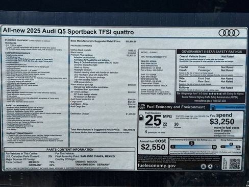 Certified 2025 Audi Q5 Premium Plus w/ Premium Plus AWD/4WD image 21