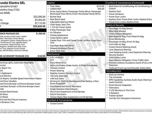 Used 2023 Hyundai Elantra SEL w/ Convenience Package FWD image 27