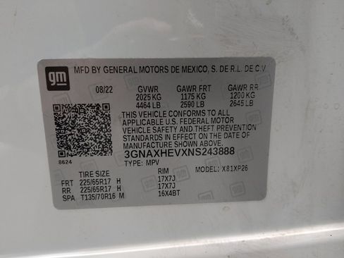 Used 2022 Chevrolet Equinox LS w/ LPO, Chrome Package image 33