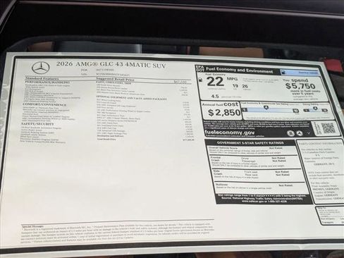 New 2026 Mercedes-Benz GLC 43 AMG 4MATIC image 19