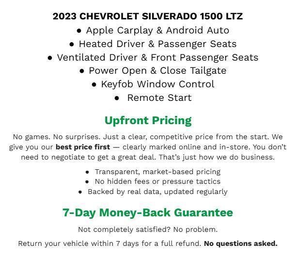 Used 2023 Chevrolet Silverado 1500 LTZ AWD/4WD image 27