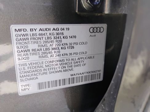 Used 2019 Audi Q7 3.0T Prestige w/ Prestige Package AWD/4WD image 30
