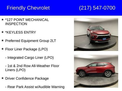 Certified 2024 Chevrolet Blazer LT w/ Convenience Package FWD image 12