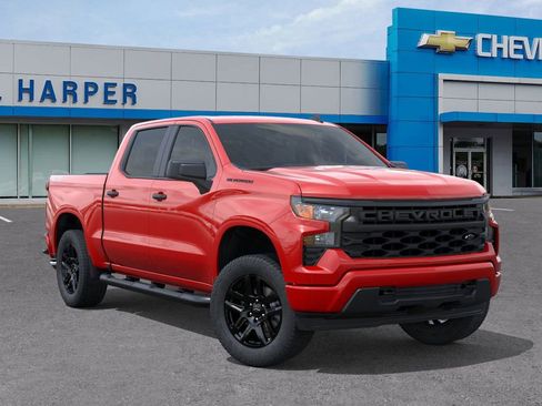 New 2026 Chevrolet Silverado 1500 Custom w/ Turbomax Blackout Package AWD/4WD image 7