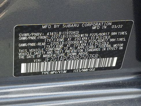 Used 2022 Subaru Crosstrek 2.0i Premium w/ Popular Package #3 AWD/4WD image 26