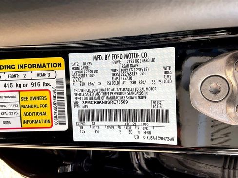 Used 2025 Ford Bronco Sport Free Wheeling AWD/4WD image 32