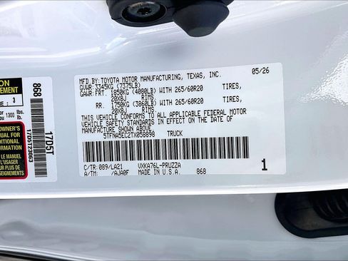 New 2026 Toyota Tundra Platinum AWD/4WD image 17