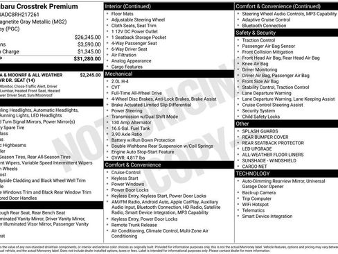 Certified 2024 Subaru Crosstrek 2.0i Premium image 39