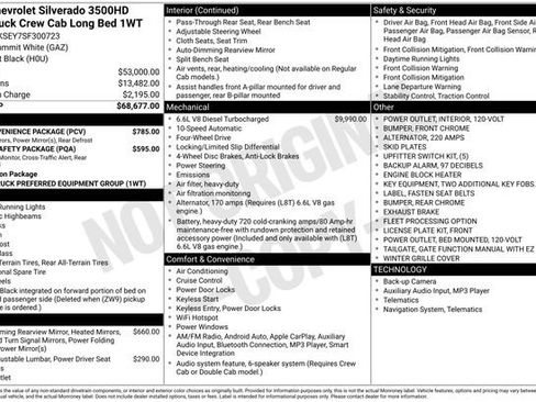 New 2025 Chevrolet Silverado 3500 W/T w/ WT Convenience Package AWD/4WD image 3