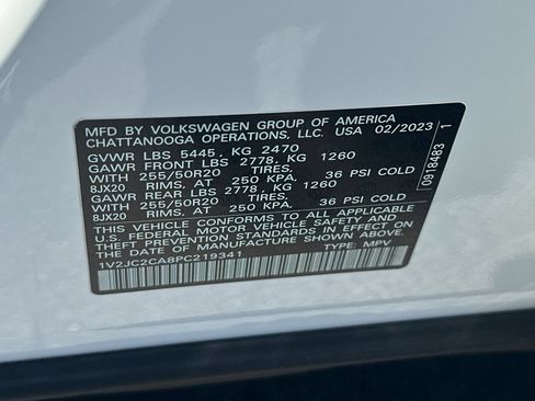 Used 2023 Volkswagen Atlas Cross Sport SE w/ Panoramic Sunroof Package FWD image 29