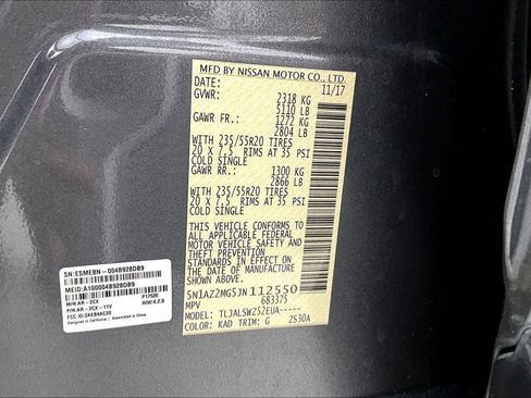 Used 2018 Nissan Murano Platinum image 40