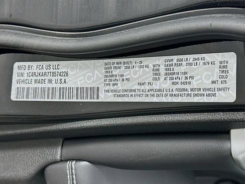 New 2026 Jeep Grand Cherokee L 4WD image 19