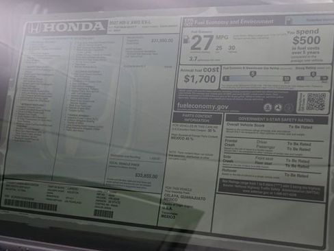 New 2027 Honda HR-V EX-L image 19