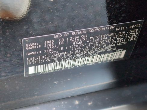 New 2025 Subaru Outback Premium image 21