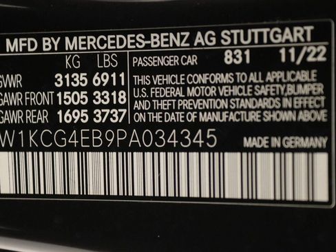 Certified 2023 Mercedes-Benz EQS 580 580 image 19