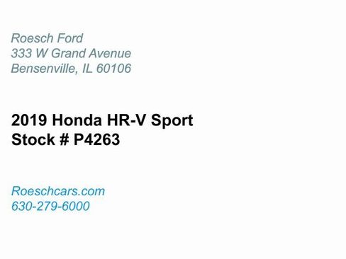 Used 2019 Honda HR-V Sport image 2