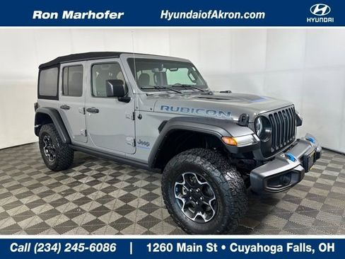Used 2023 Jeep Wrangler Unlimited Rubicon 4xe w/ Cold Weather Group image 1