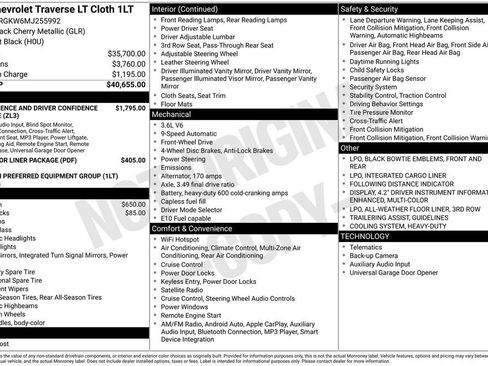 Used 2021 Chevrolet Traverse LT image 2