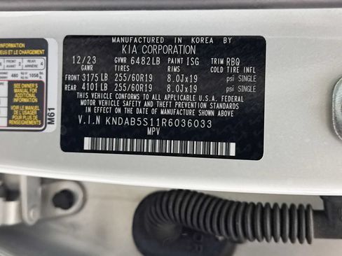 Certified 2024 Kia EV9 Light Long Range RWD image 42